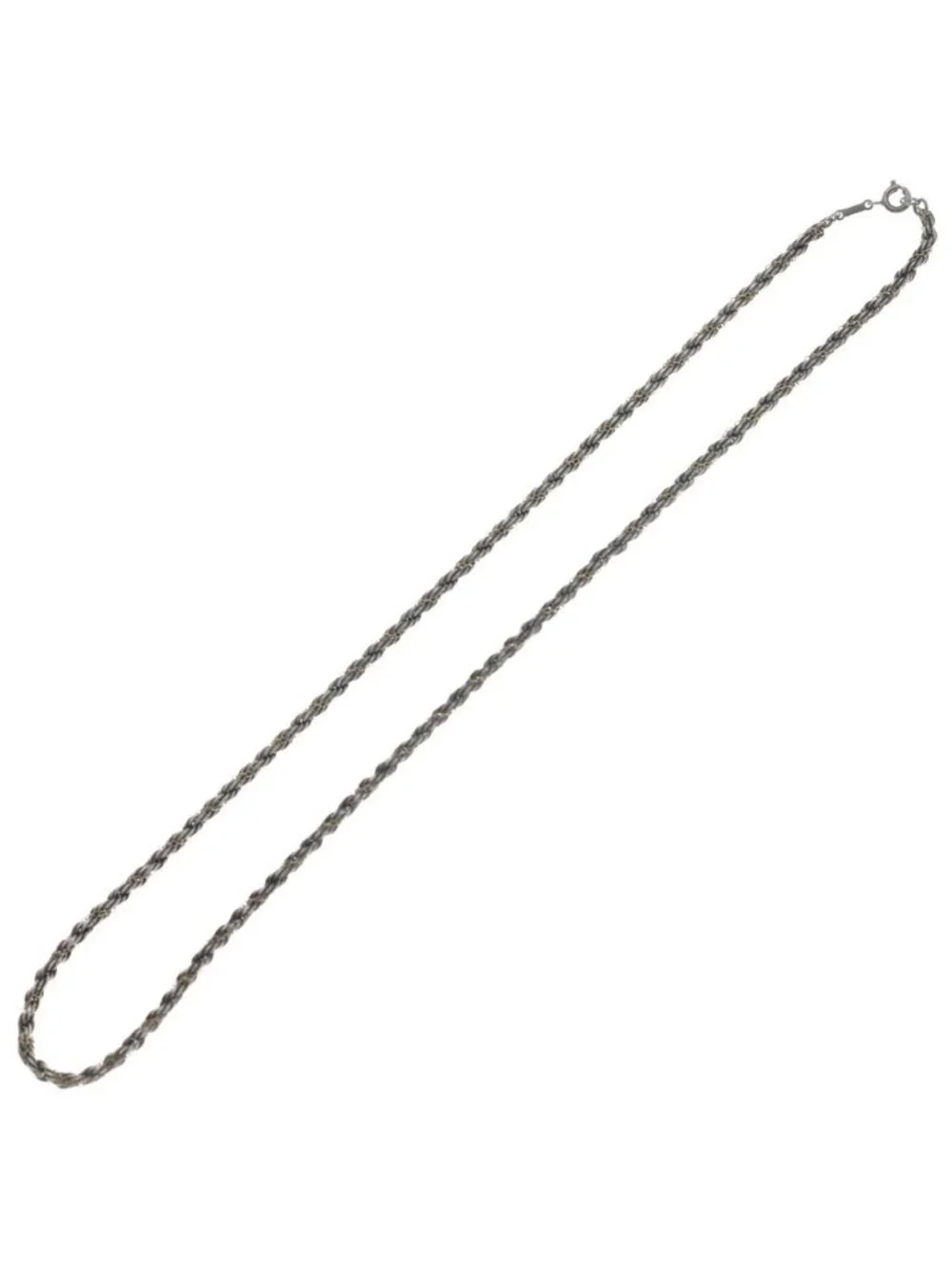 Tiffany & Co Twisted Chain Necklace Silver